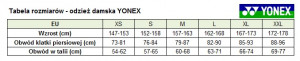 YONEX - Spodnie dresowe damskie 39003 szare