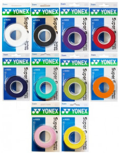 YONEX - Owijka wierzchnia gładka AC 102 - 3 szt. (10 kolorów)