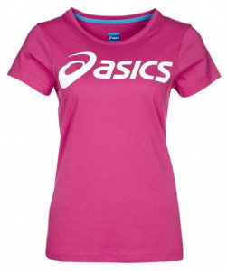 ASICS - T-shirt damski W'S SS Logo Tee bright rose